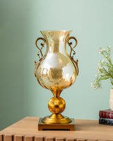 Regal Handle Glass Hurricane - Large 