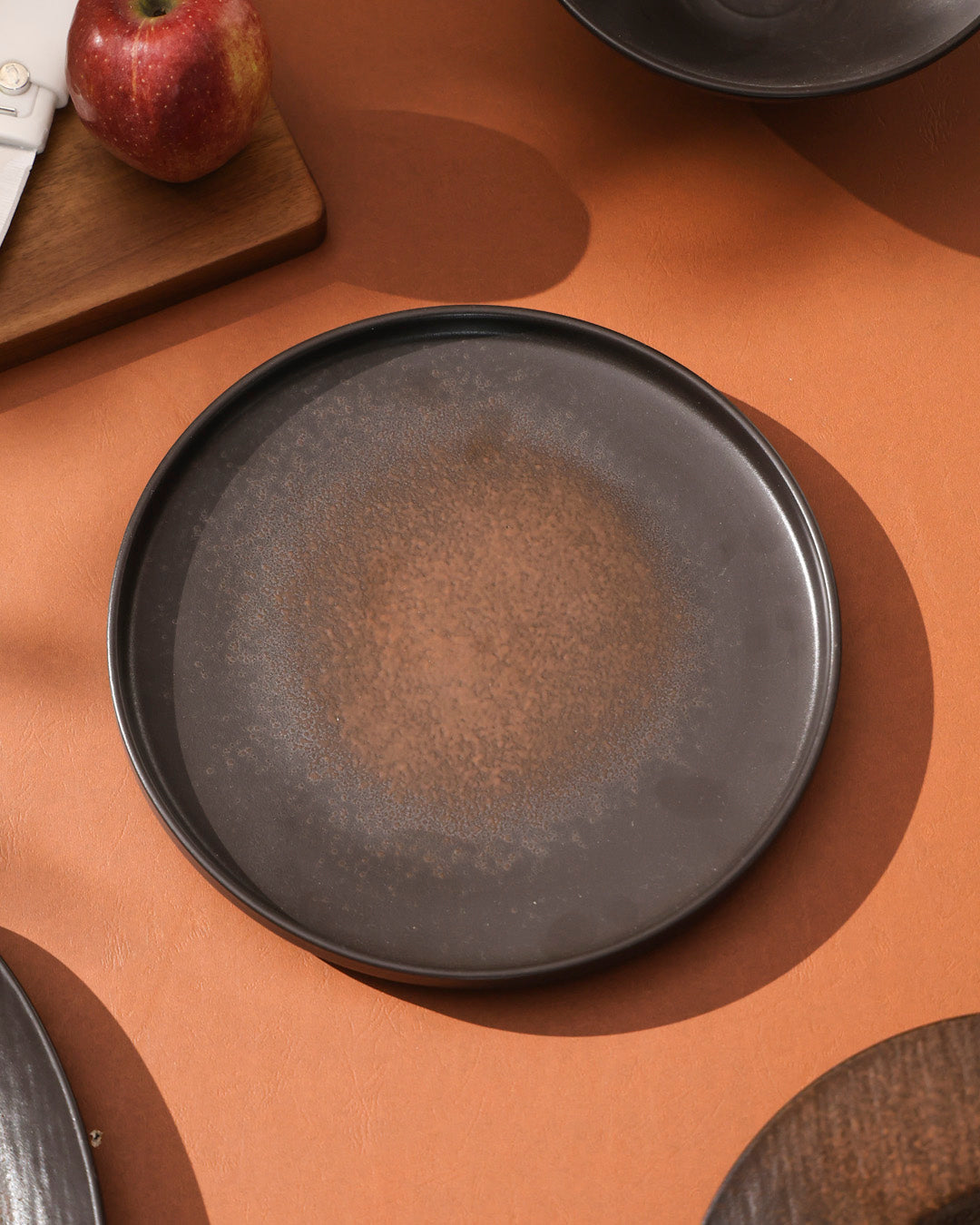 Charcoal Eclipse Ceramic Dinner Plate 