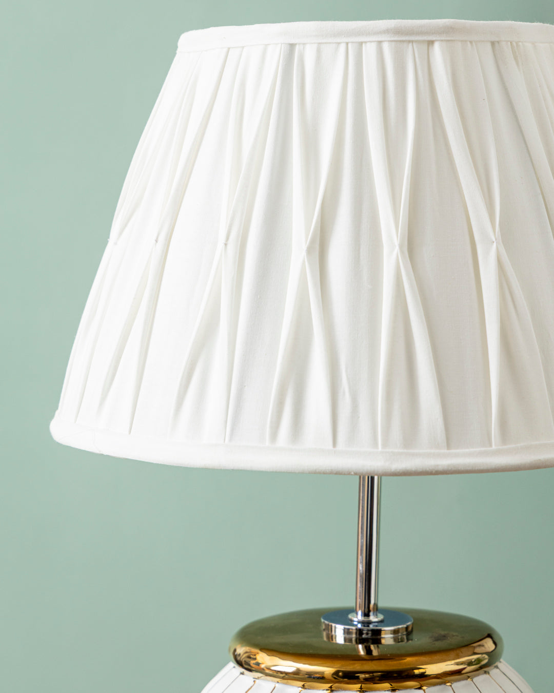 Orin Ridge Ceramic Table Lamp - White 