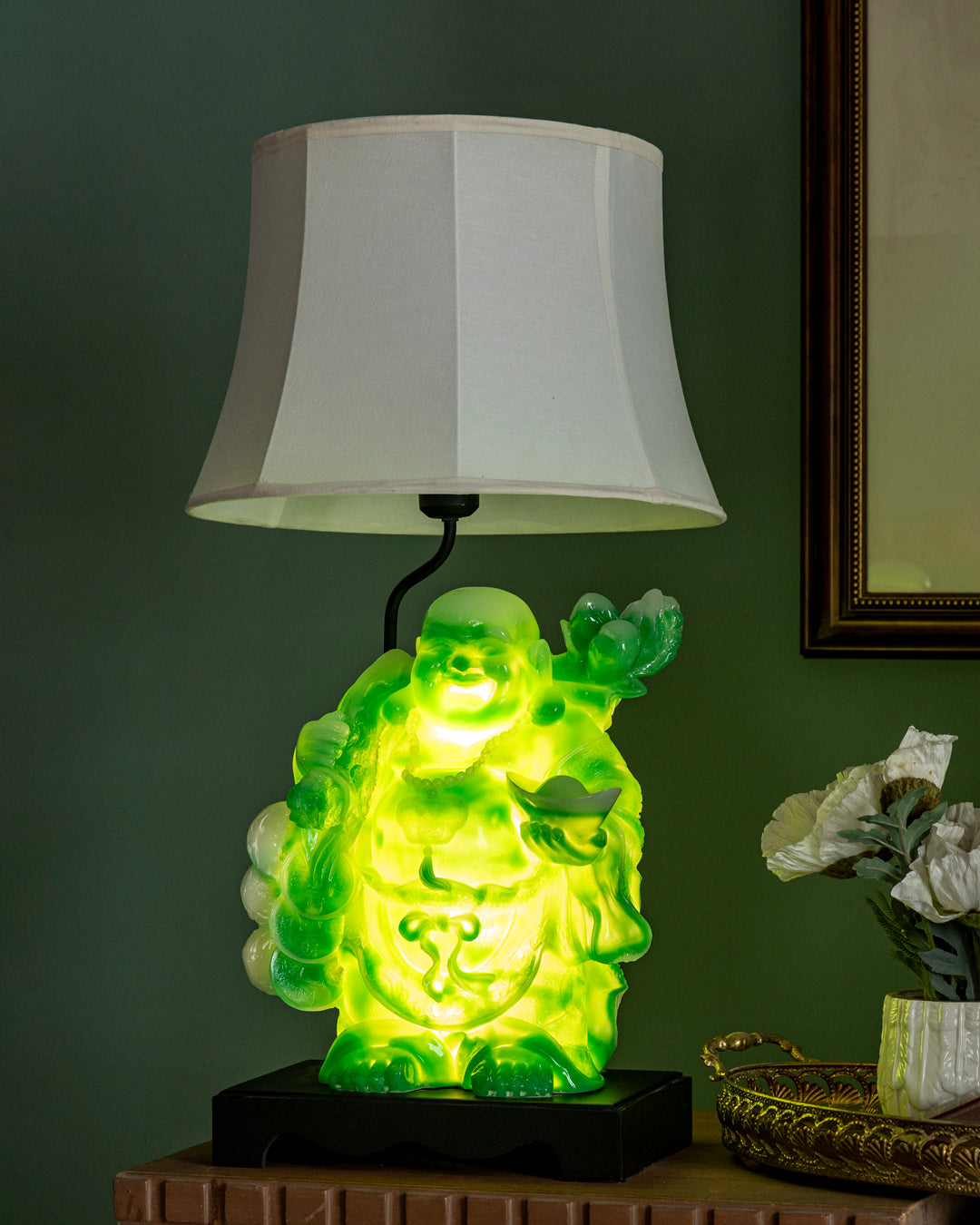 Prosperity Buddha Table Lamp 