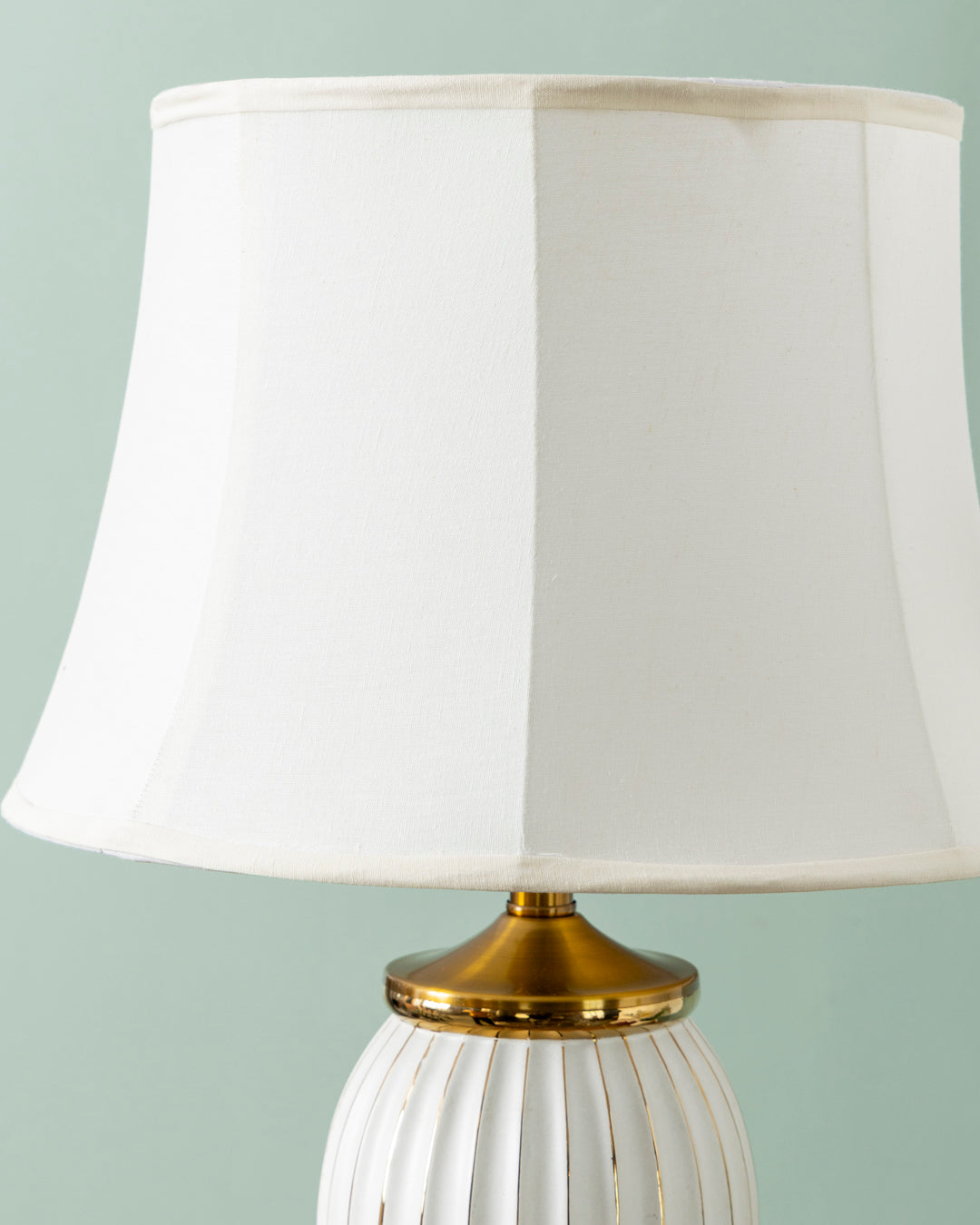 Regal Flute Table Lamp - White 