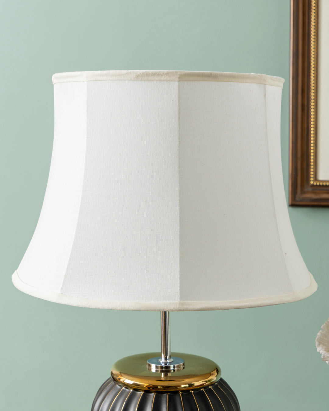 Orin Ridge Ceramic Table Lamp - Black 