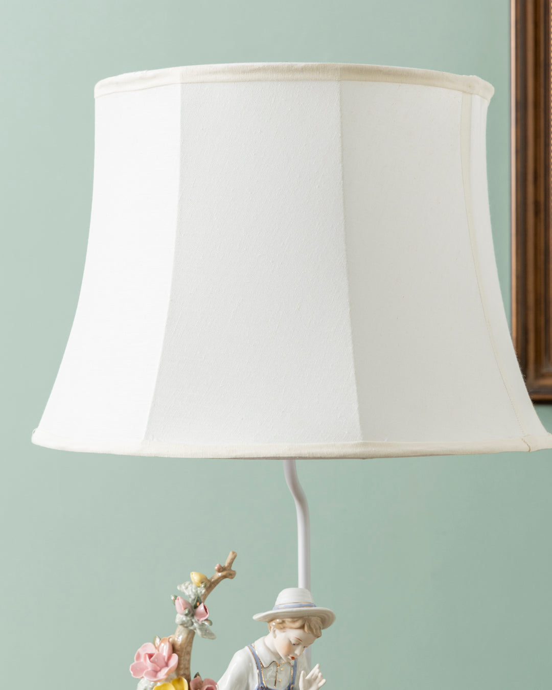 The Gentle Shepherd - Fine Porcelain Table Lamp 