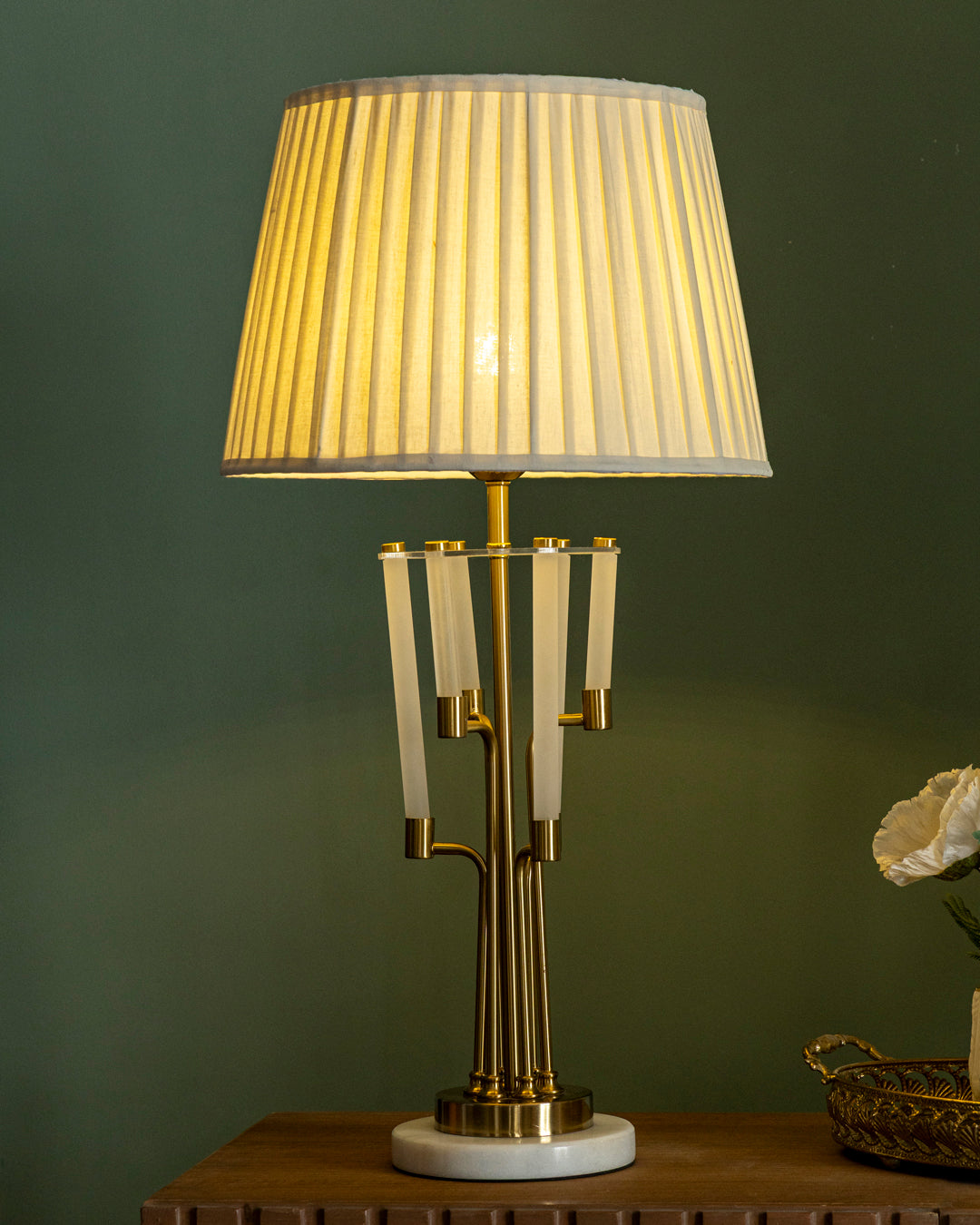 Modern Gold Stem Table Lamp