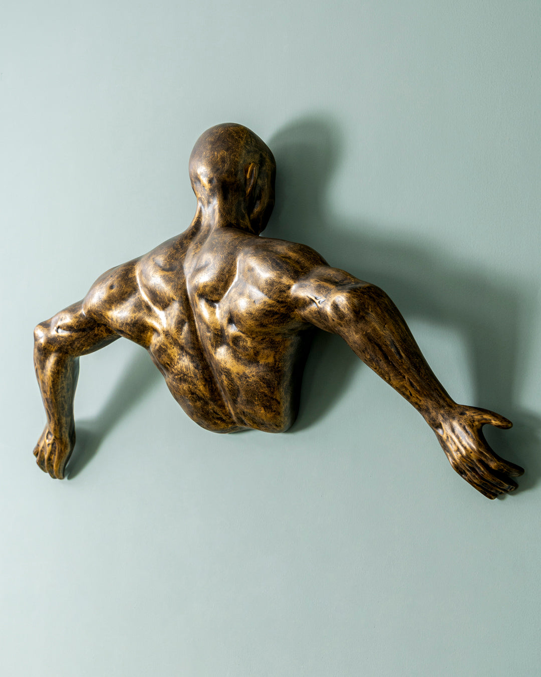 Wall Escape decorative Human Figurine 