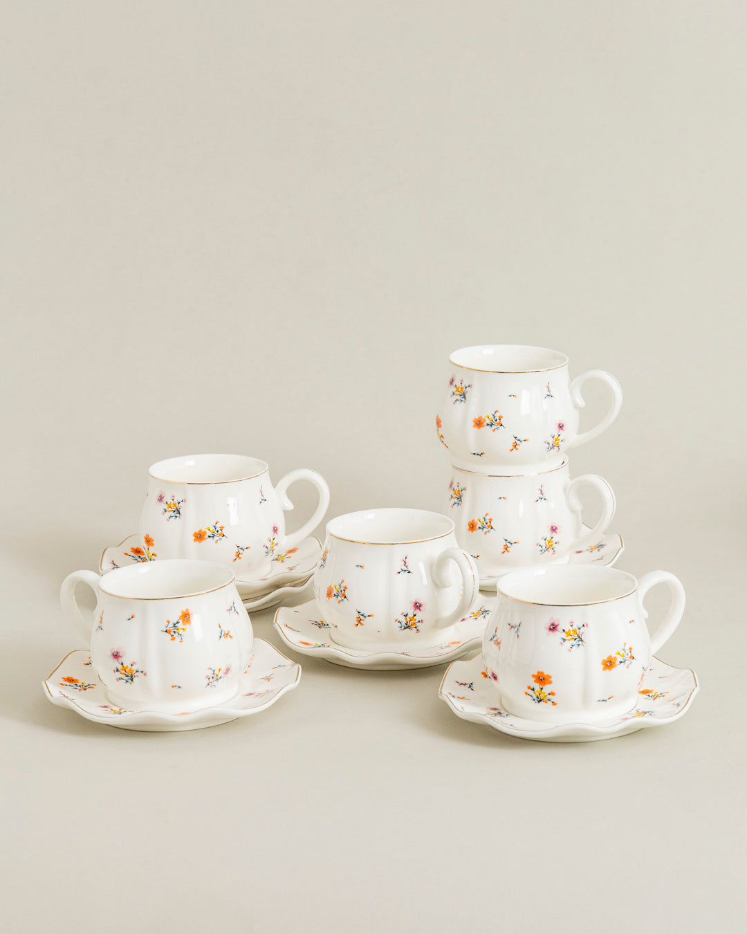 Blossom Meadow Tea Cup With Saucer 