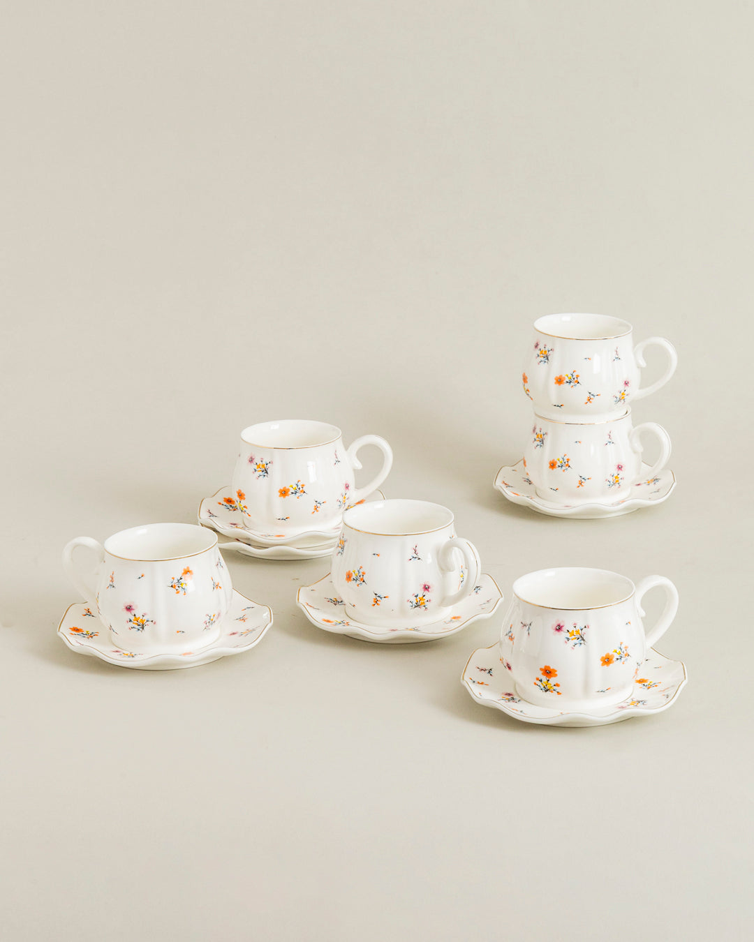 Blossom Meadow Tea Cup With Saucer 