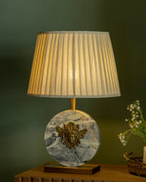 Imperial Medallion Marble Table Lamp 