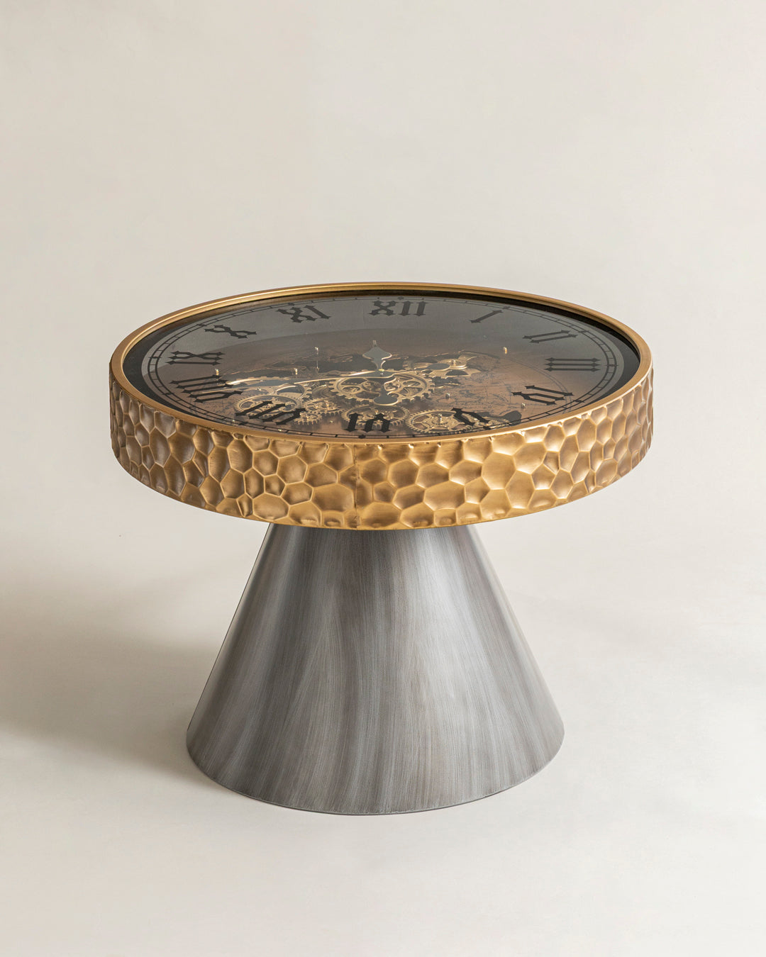 Gearform Clock Top Center Table 