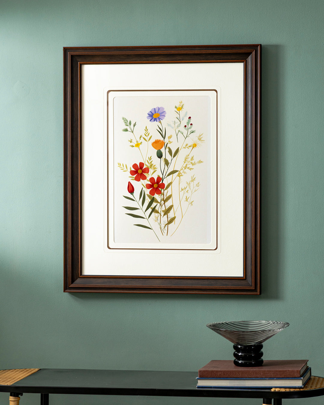 Wildflowers plants Print "24x30" Inches