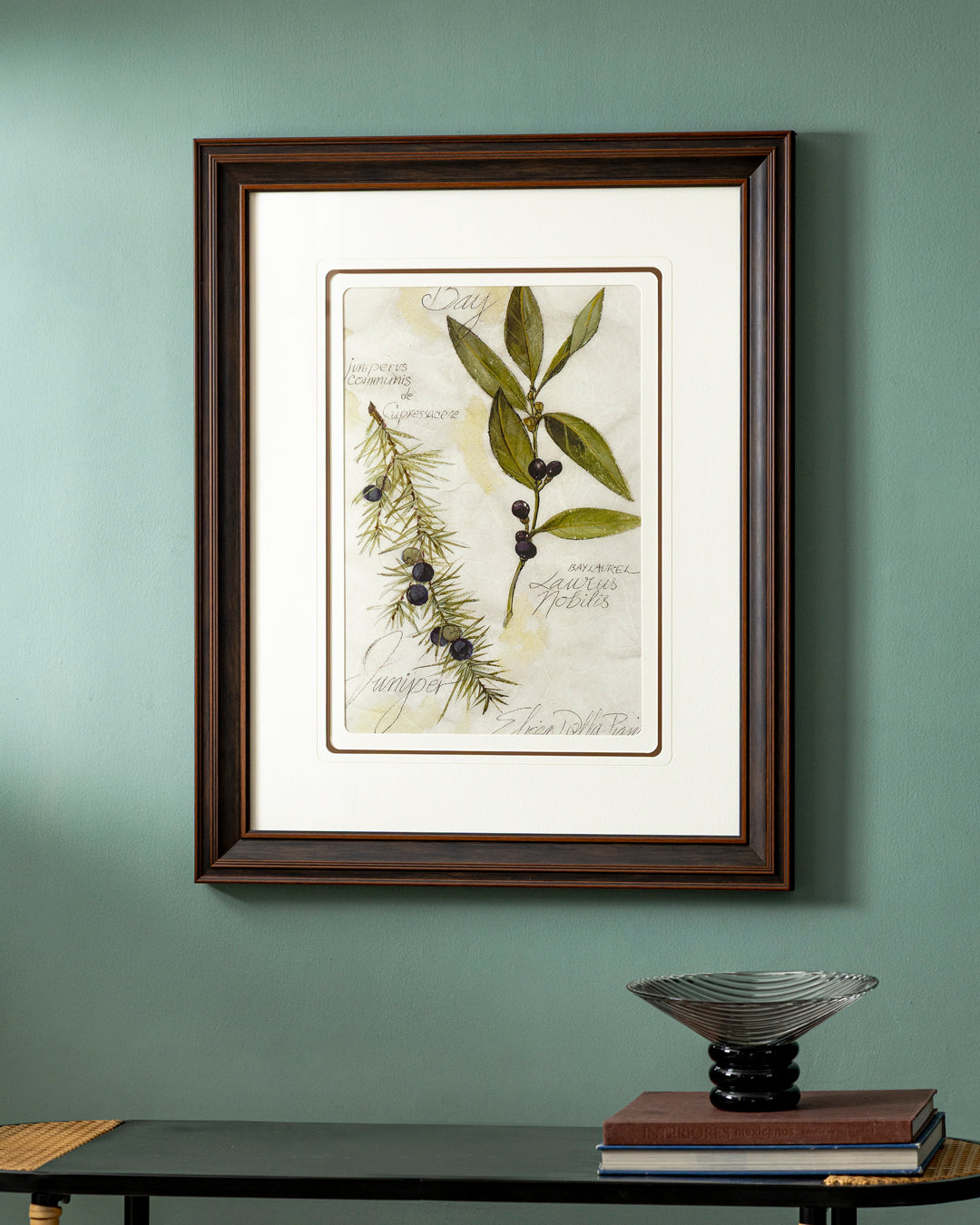 Bay Leaf And Juniper Print "24x30" Inches