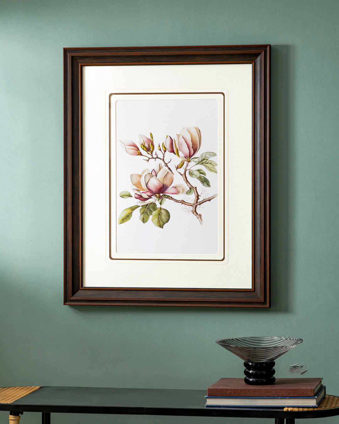 Magnolia Serenity: Artful Blooms Print "24x30" Inches