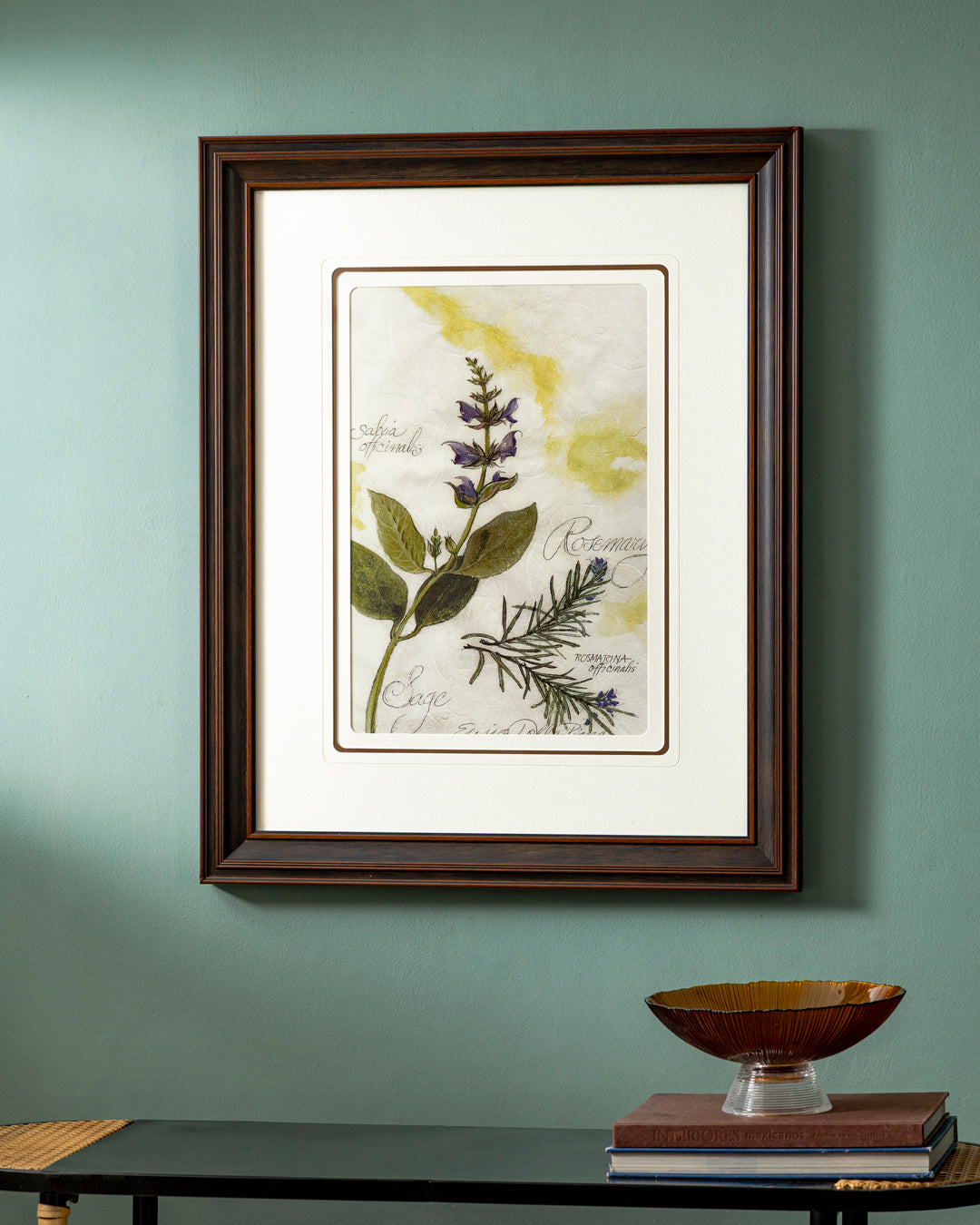 Rosemary And Sage Print "24x30" Inches