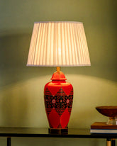 Ruby Heritage Mosaic Table Lamp 