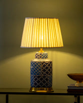 Azure Mosaic Ceramic Table Lamp 