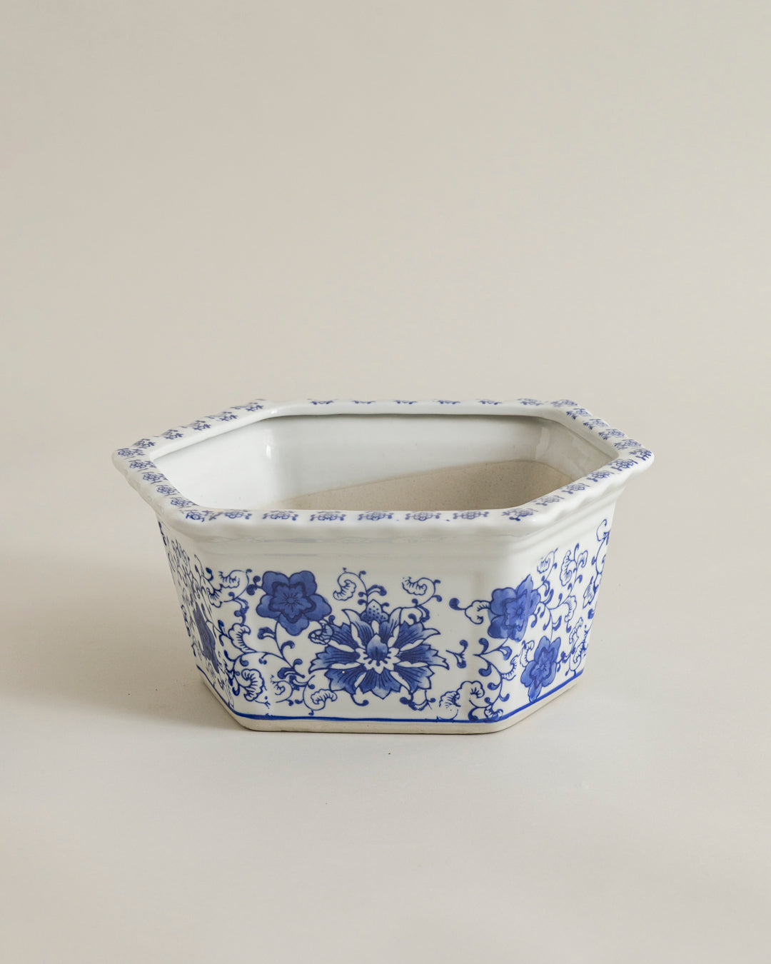 Blue Blossom Heritage Planter 