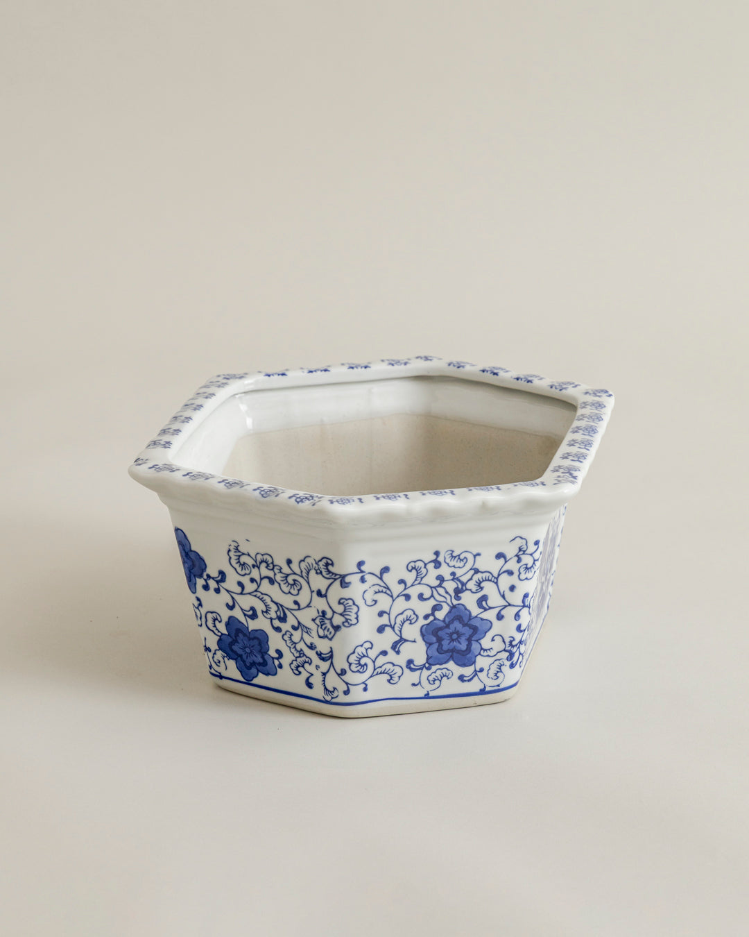 Blue Blossom Heritage Planter 