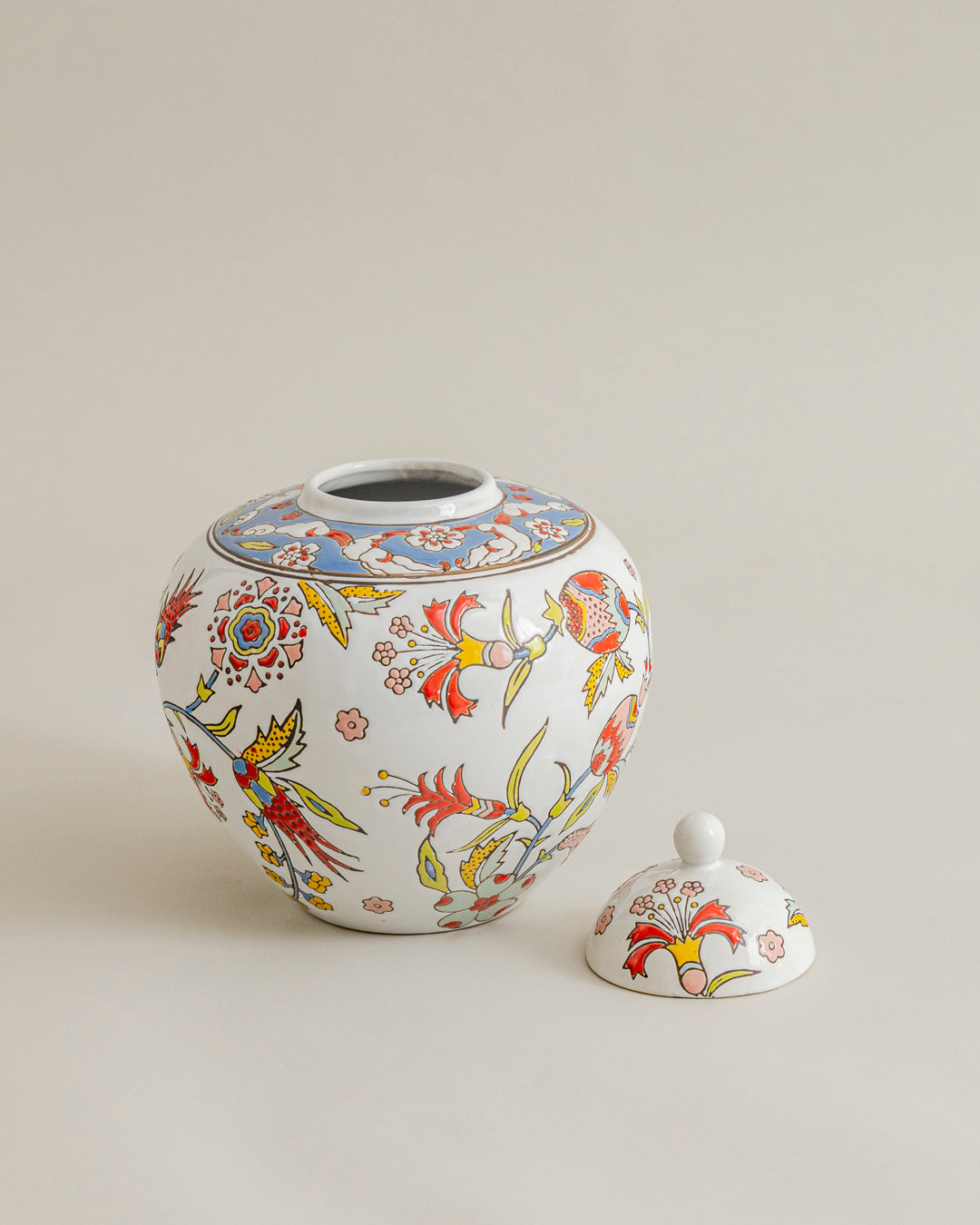 Heritage Bird & Blossom Ginger Jar 