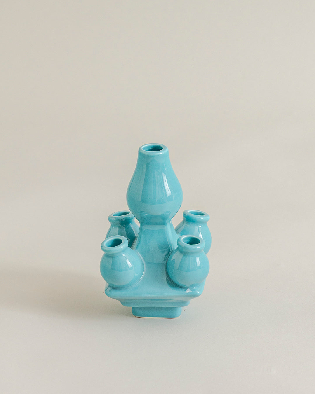 Aqua Cluster Bud Vase 