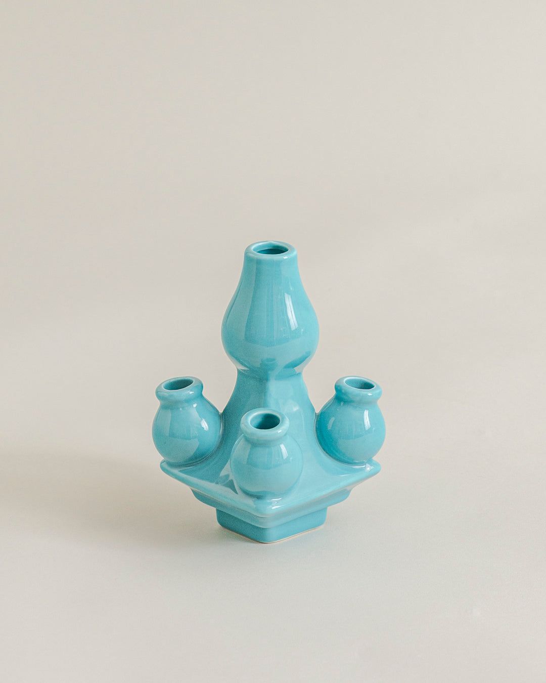 Aqua Cluster Bud Vase 