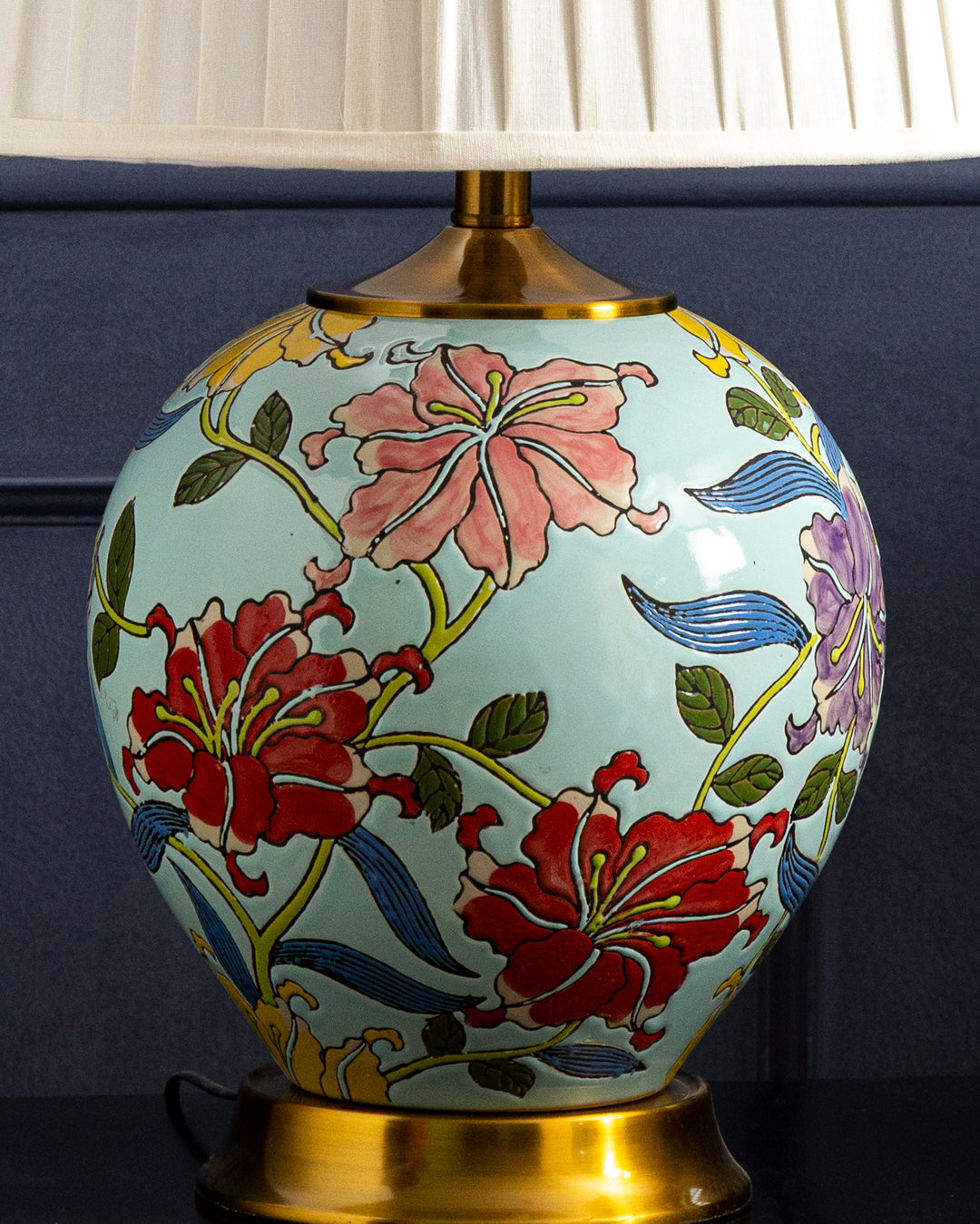 Blossom Garden Ceramic Table Lamp 