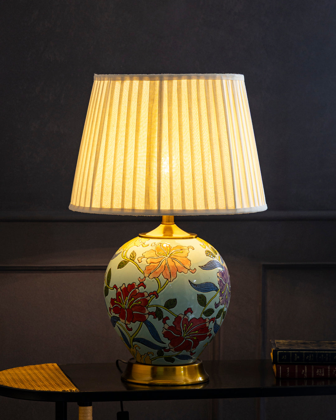 Blossom Garden Ceramic Table Lamp 