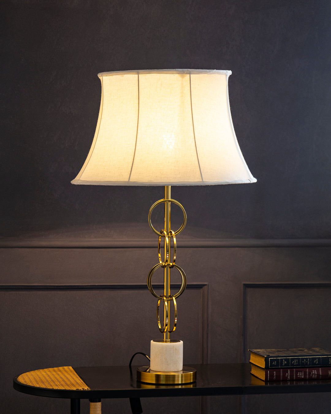 'Gleaming Circlets' Table Lamp 