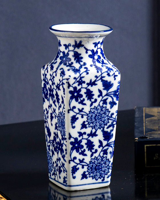 Classic Blue & White Bloom Vase 