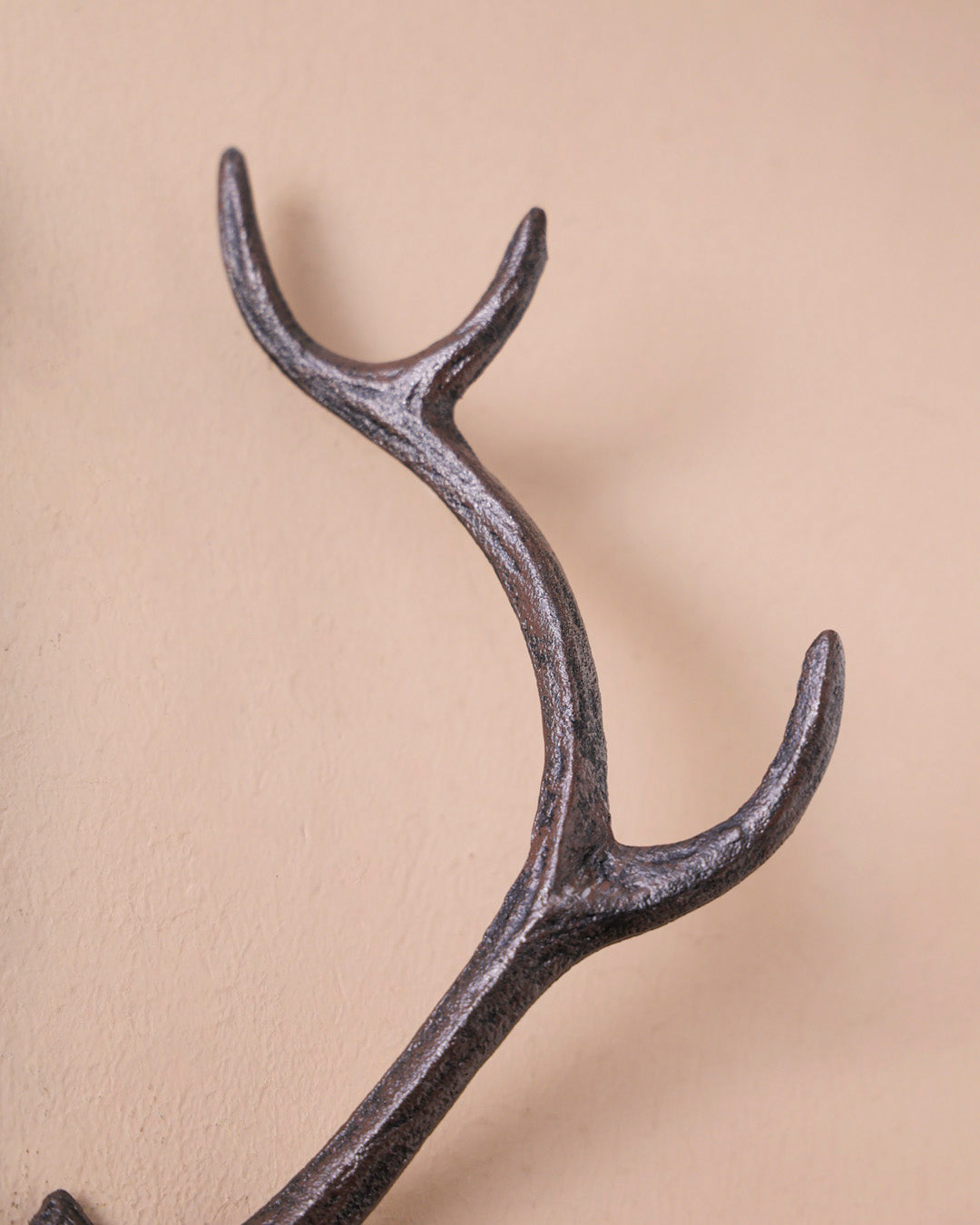 Cast Iron Antler Wall Hook 