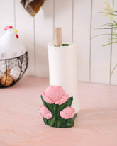 Pink Tulip Tissue Holder 