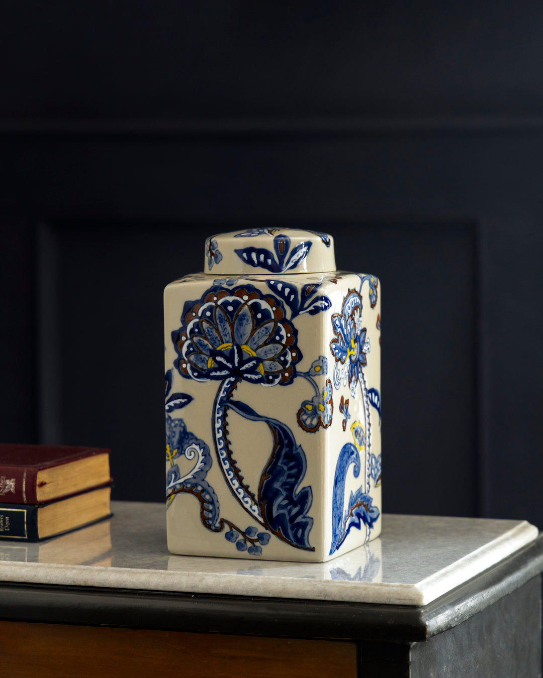 Royal Paisley Art Decorative Jar 