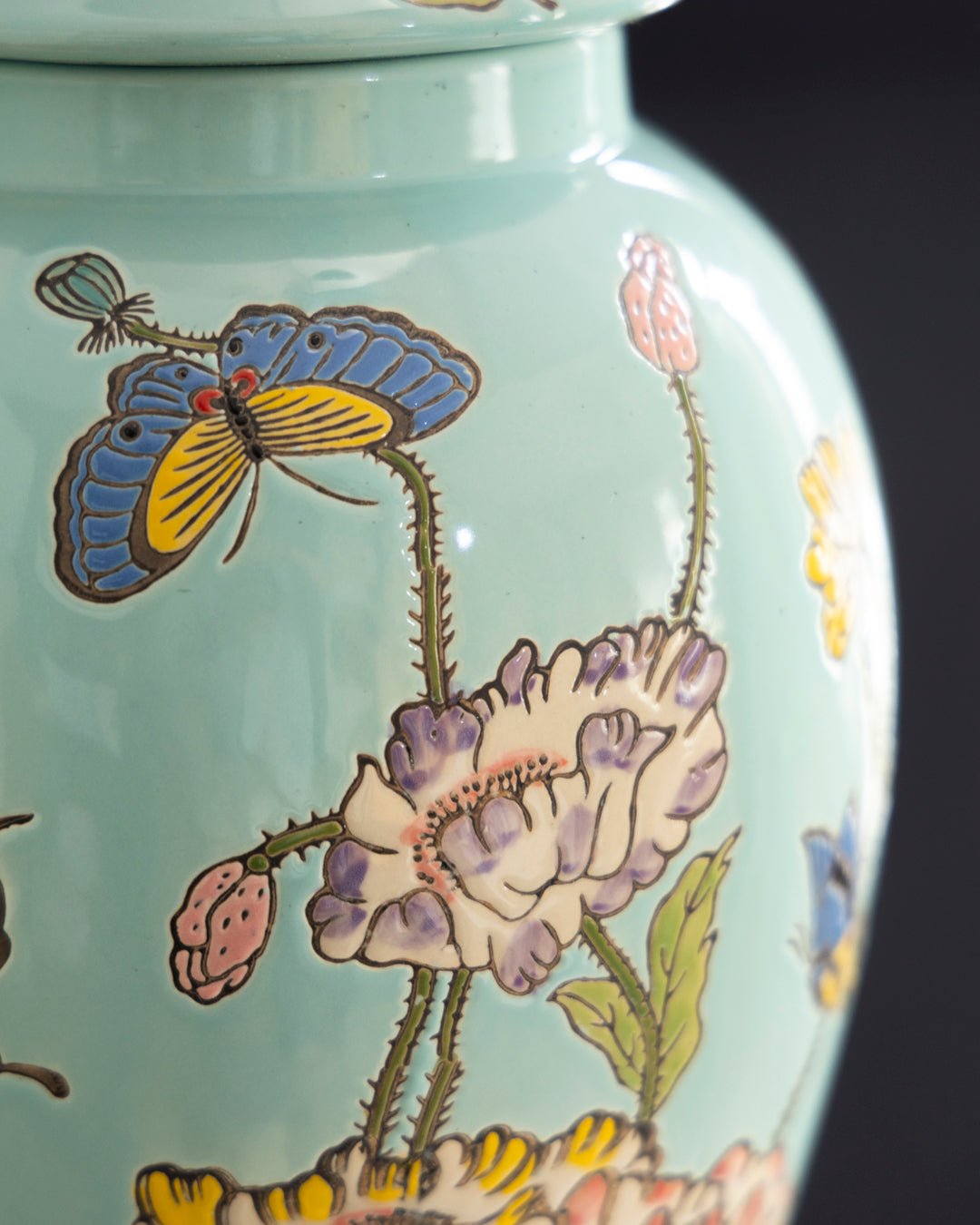 Floral Heritage Ceramic Table Lamp 