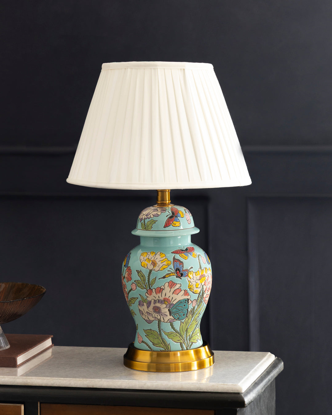 Blossom Garden Ceramic Table Lamp 