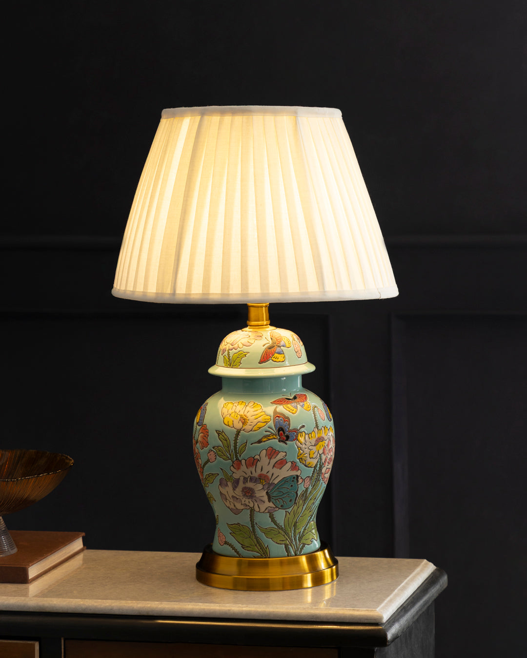 Blossom Garden Ceramic Table Lamp 