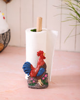 Farmhouse Rooster Paper Towel Holder 