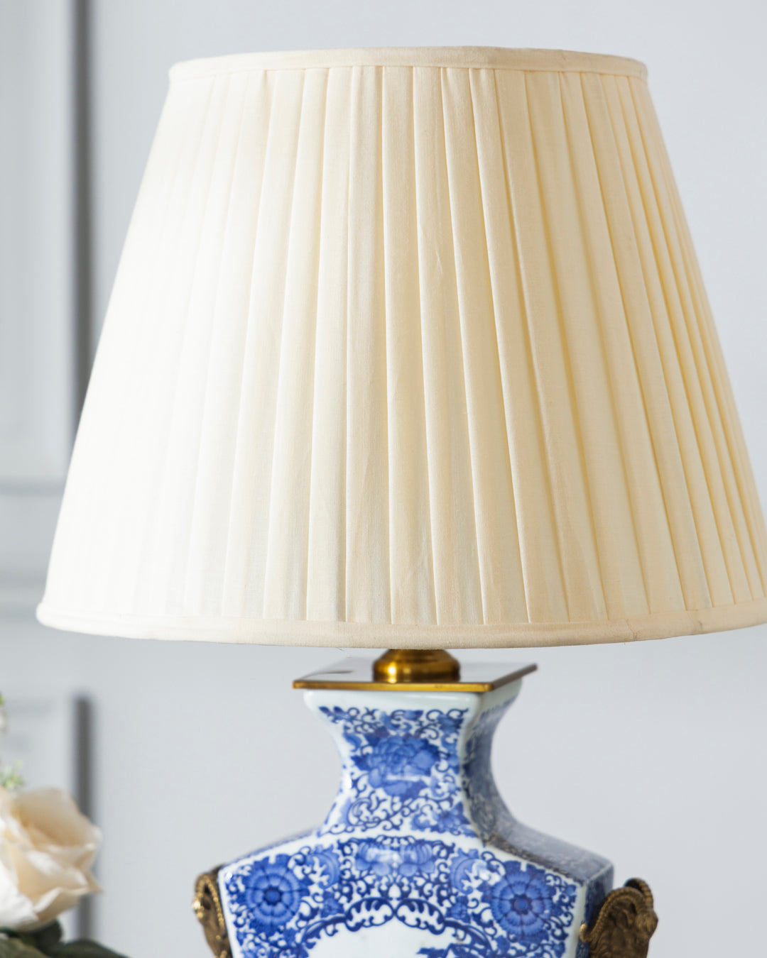 Azure Brass Heritage Table Lamp 