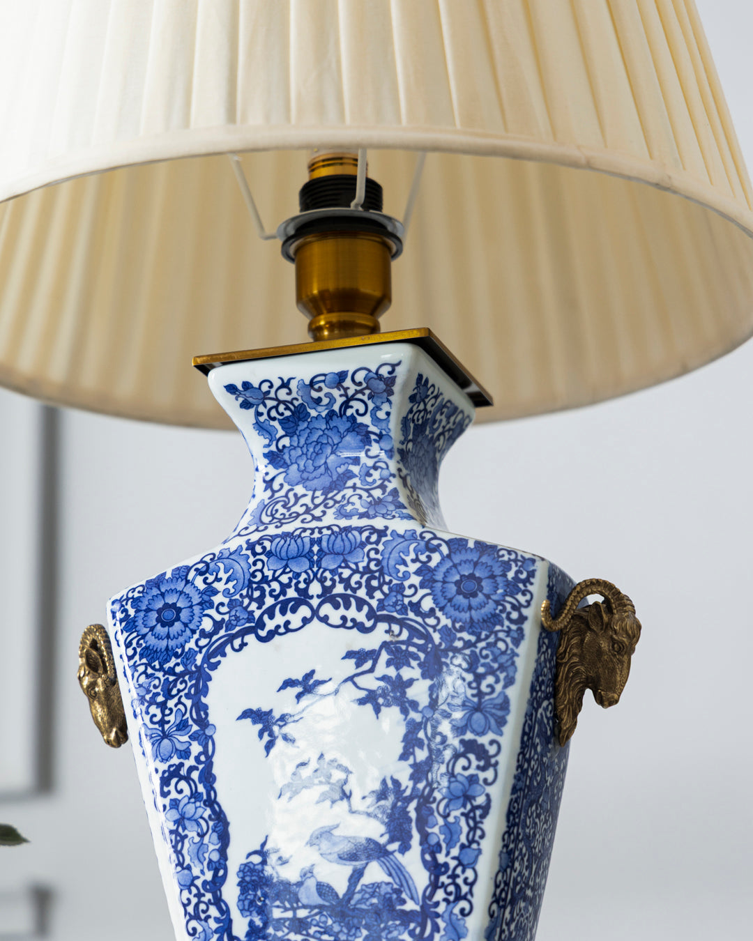 Azure Brass Heritage Table Lamp 