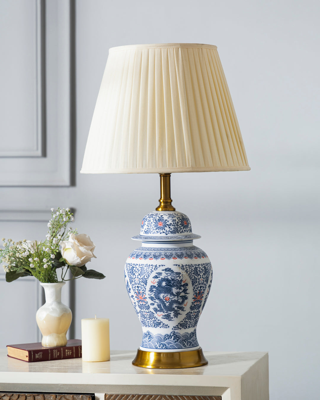 The Dragon Fine Porcelain Table Lamp 