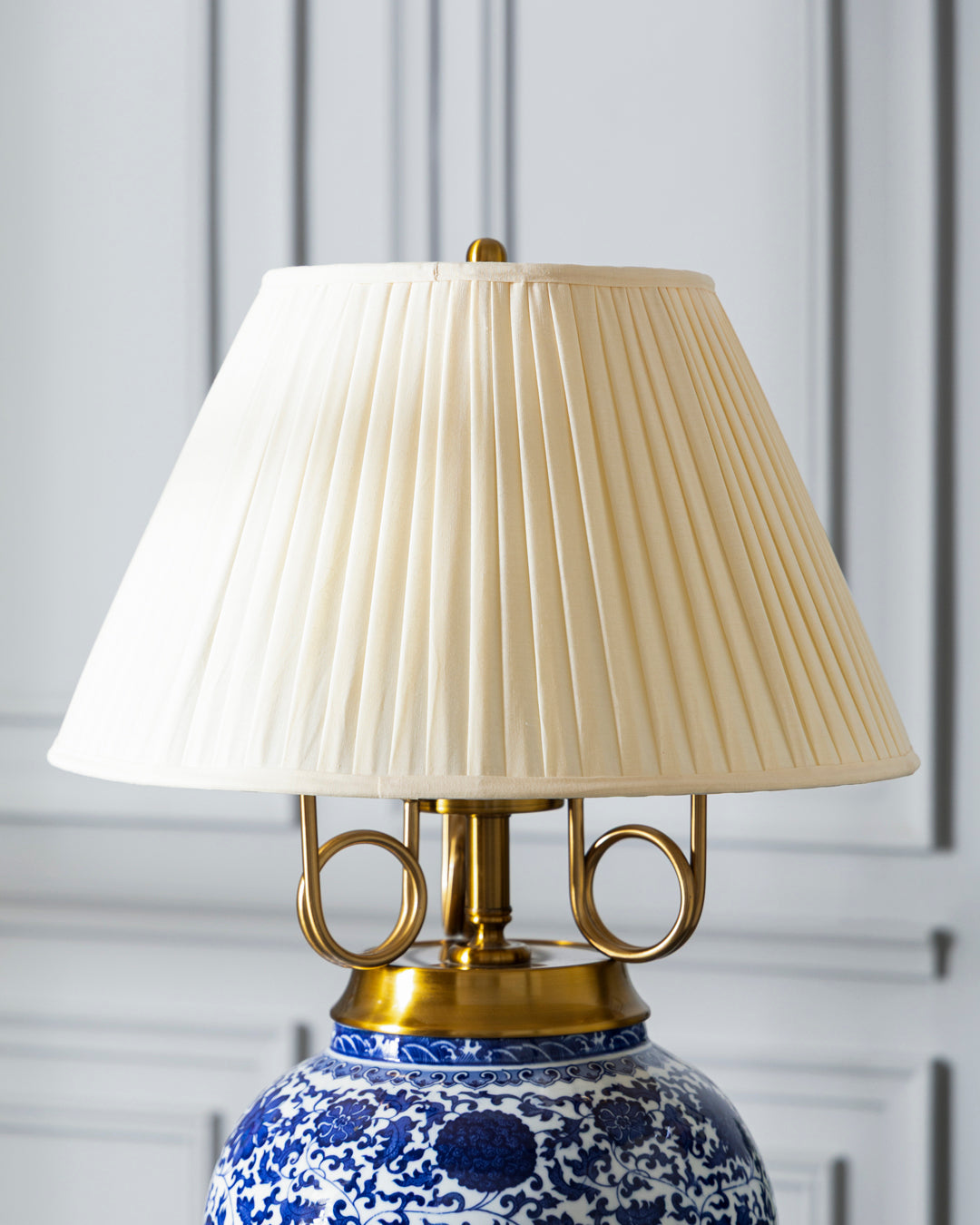 Dynasty Florals Ceramic Table Lamp 