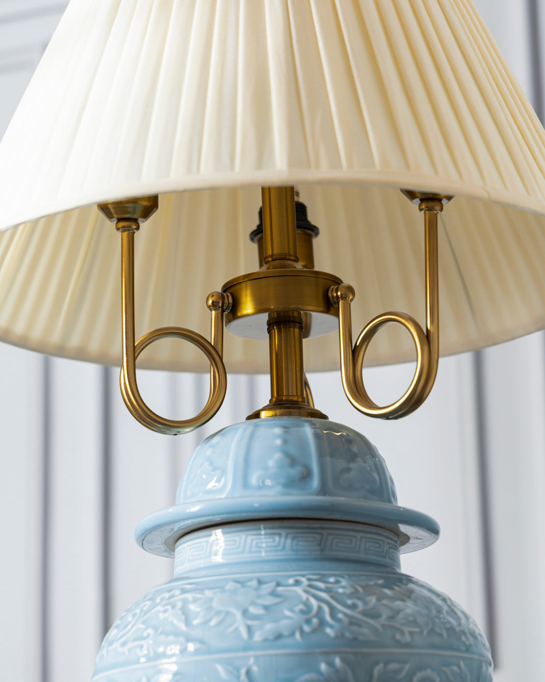 Celestial Blue Celadon Table Lamp 