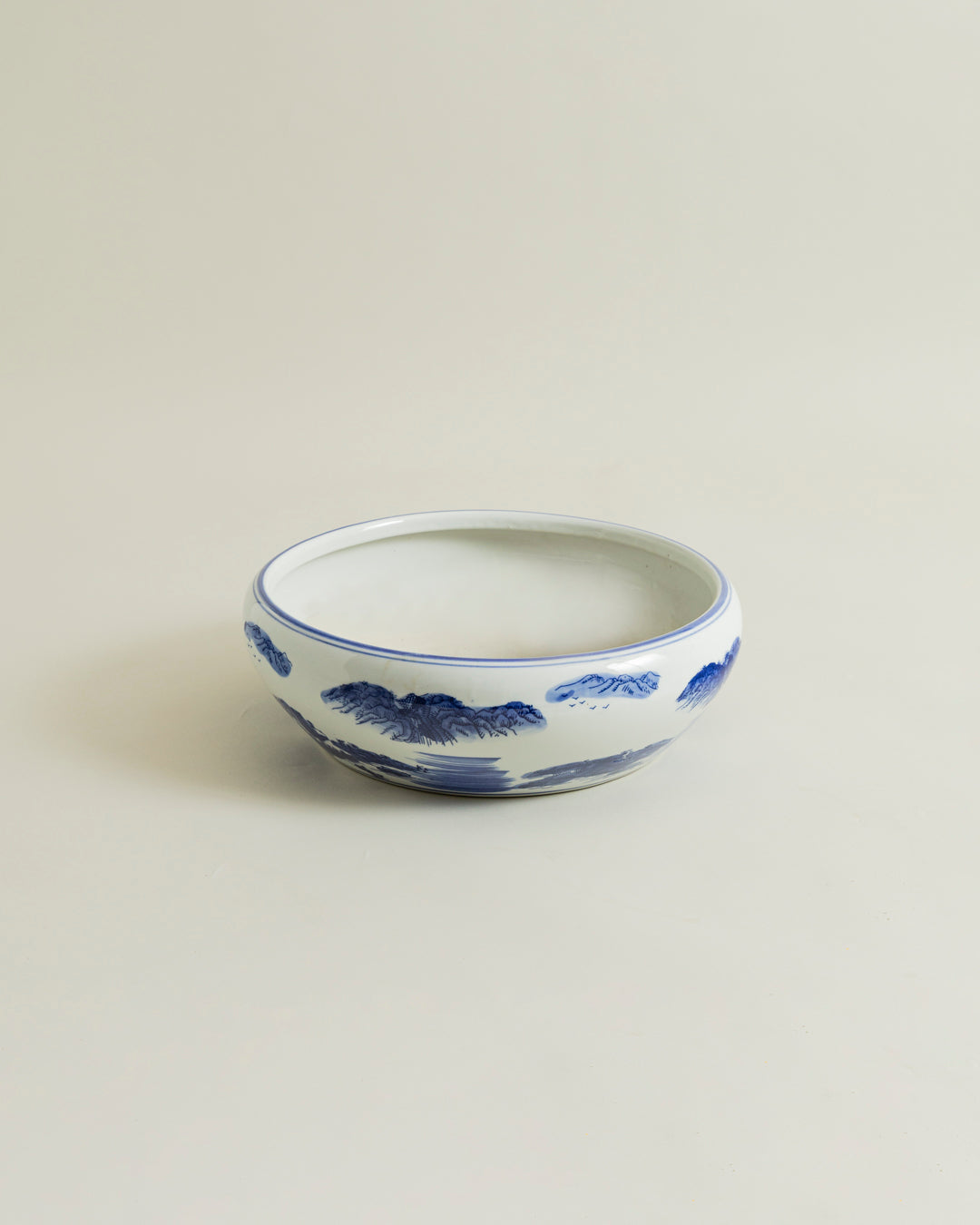 Azure Horizon Ceramic Planter - 35cm 