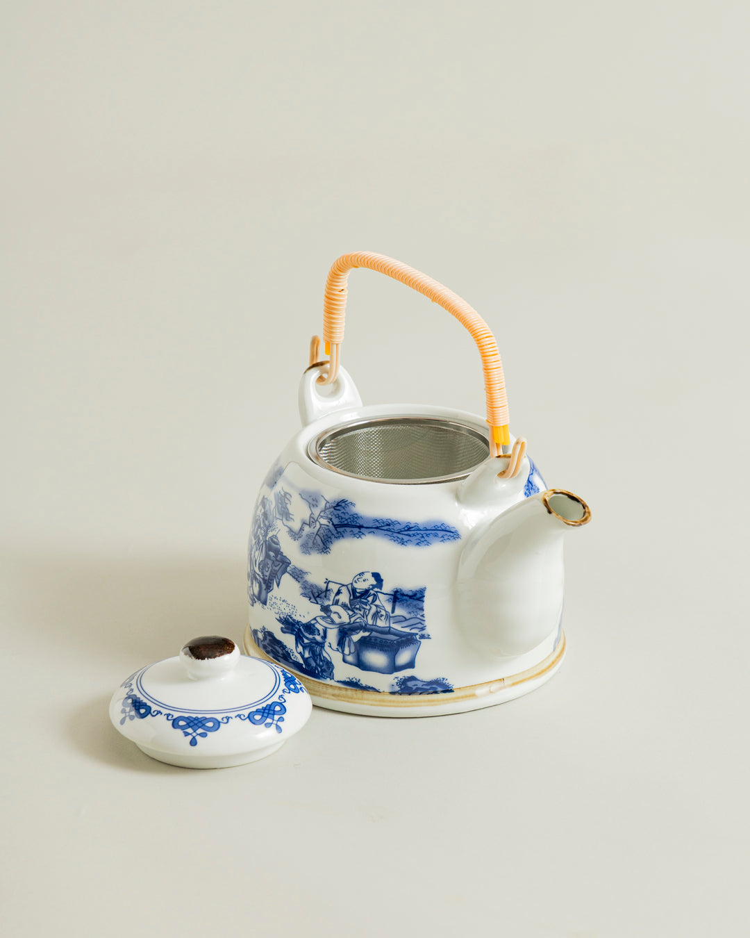 Oriental Landscape Tea Kettle 