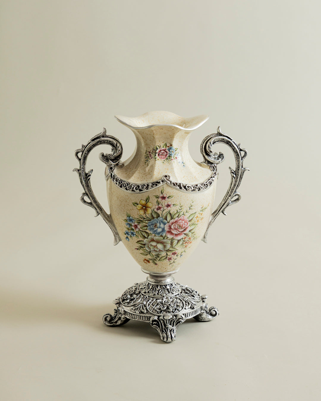 Ivory Bloom Regal Vase 