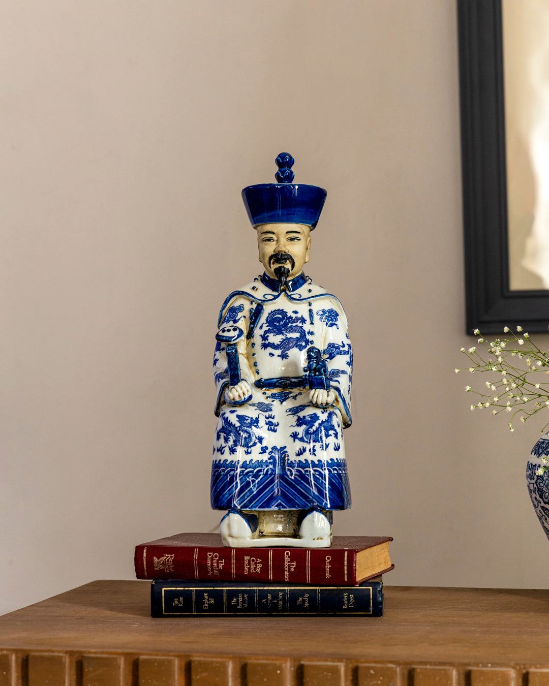 'The Qing Emperors' Porcelain Sculptures - Set of 3 