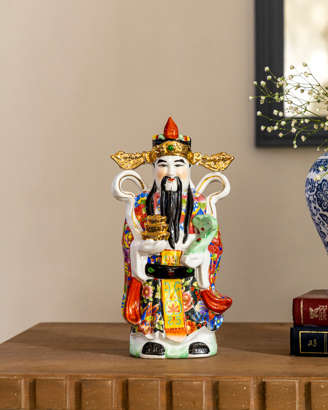 'The Three Star Gods' Porcelain Sculptures, Set of 3 - Small 