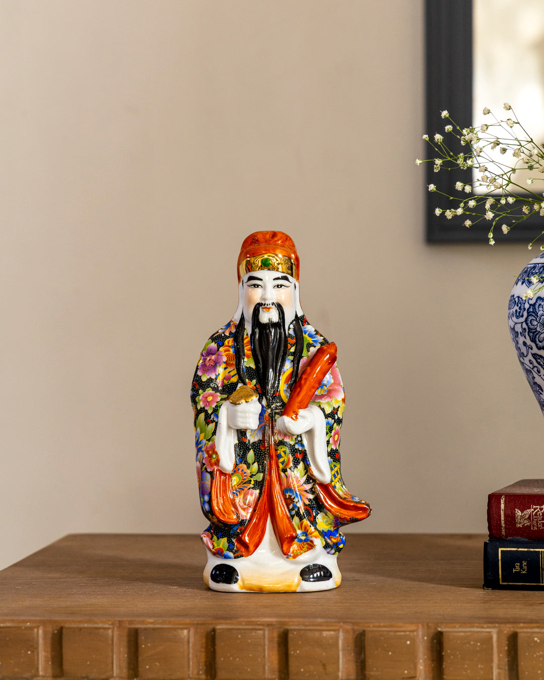 'The Three Star Gods' Porcelain Sculptures, Set of 3 - Small 