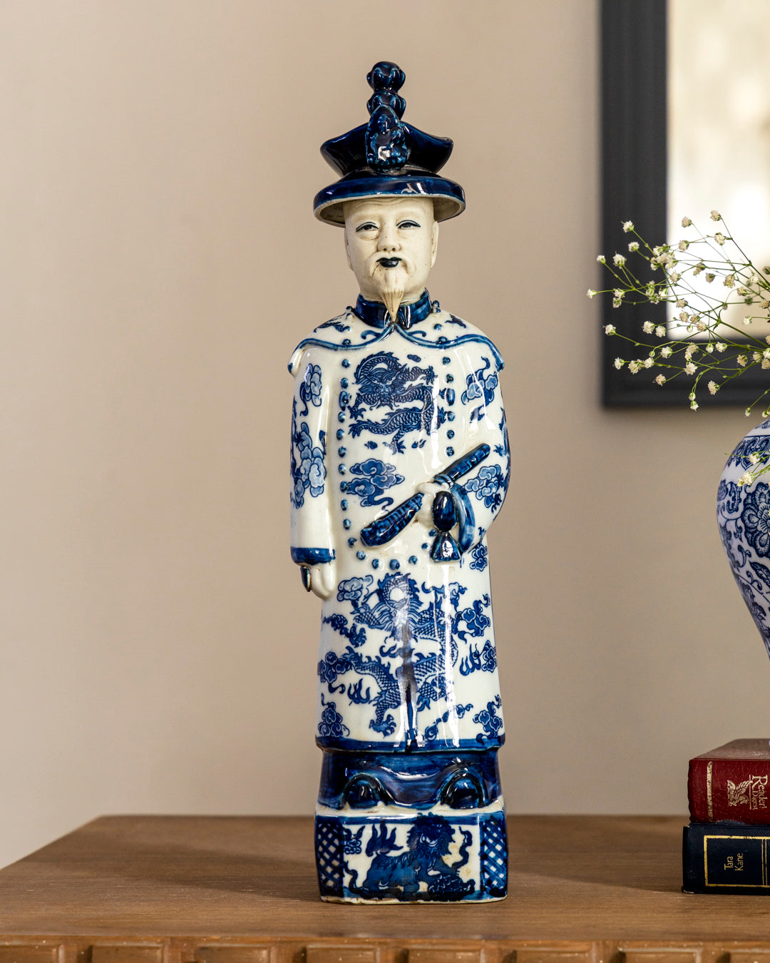 'The Qing Emperors' Porcelain Sculptures - Set of 3 