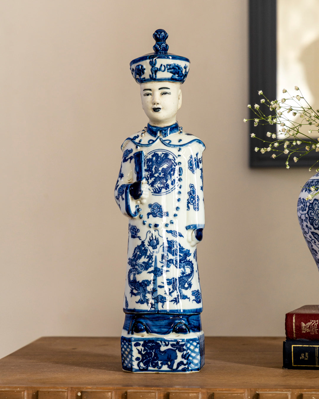 'The Qing Emperors' Porcelain Sculptures - Set of 3 