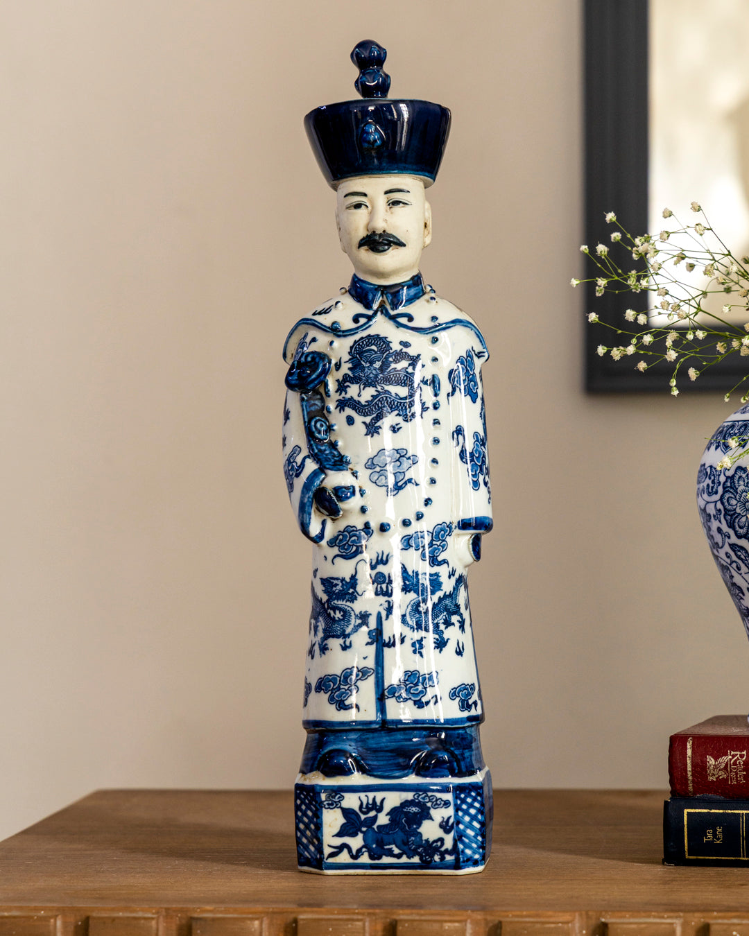 'The Qing Emperors' Porcelain Sculptures - Set of 3 