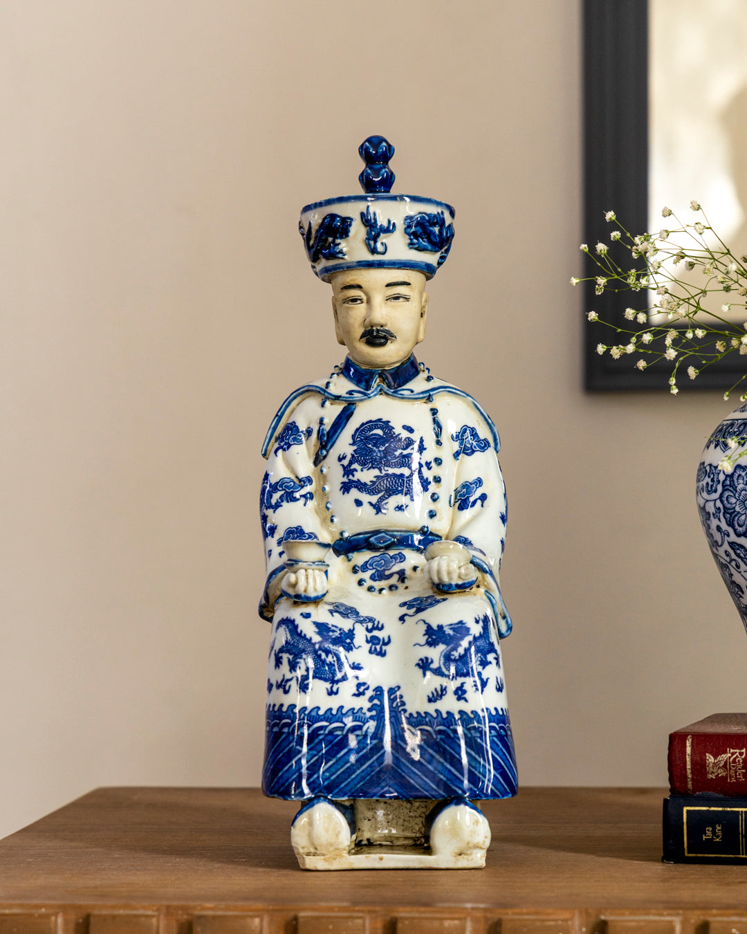'The Qing Emperors' Porcelain Sculptures - Set of 3 